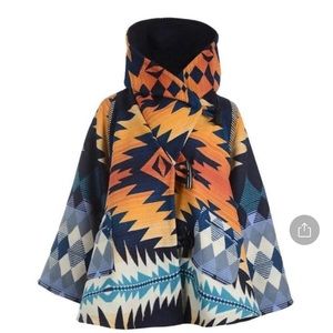 AZTEC Gradient Vintage Hooded Coat